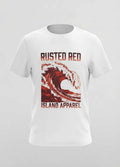Rusted Red Wave Tee